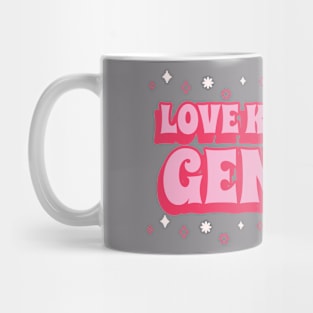 Transgender Ally Love Knows No Gender Mug